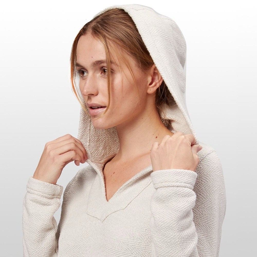 Faherty Cozy Cream Hooded Sweater Sz XS